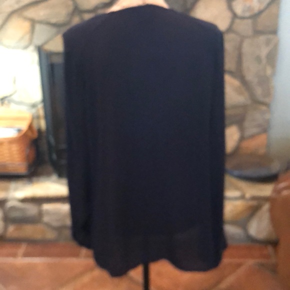 Mossimo Navy Blue Blouse - Picture 4 of 8